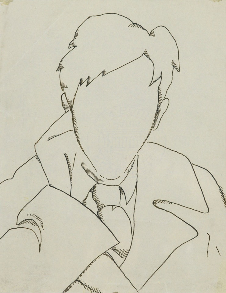 AUTOPORTRAIT SANS VISAGE by Jean Cocteau