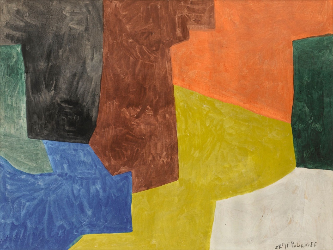 COMPOSITION ABSTRAITE by Serge Poliakoff