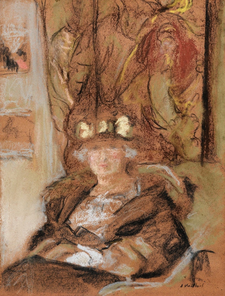 MADAME HESSEL, RUE DE CALAIS by Édouard Vuillard