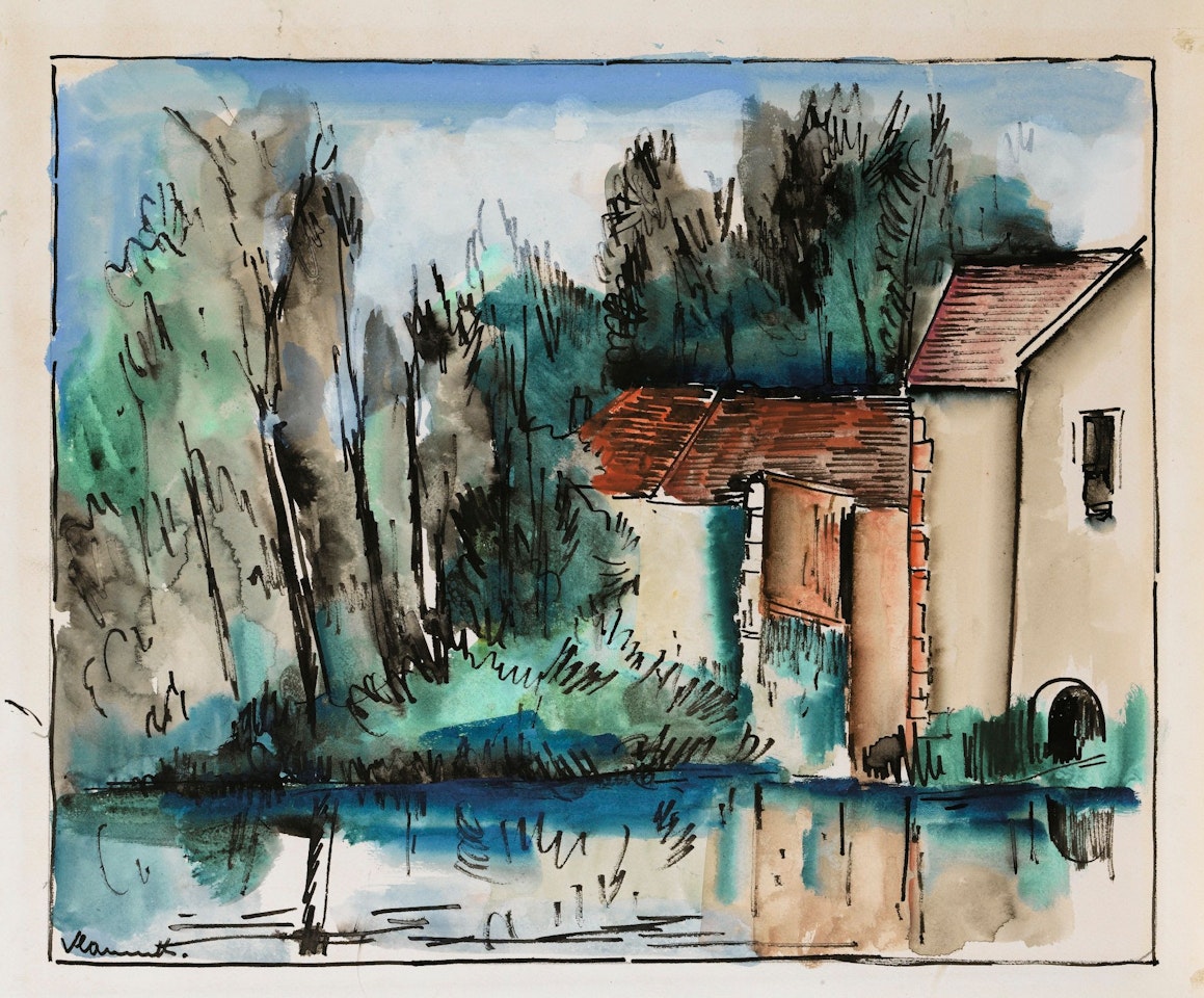 BORD DE RIVIÈRE by Maurice de Vlaminck
