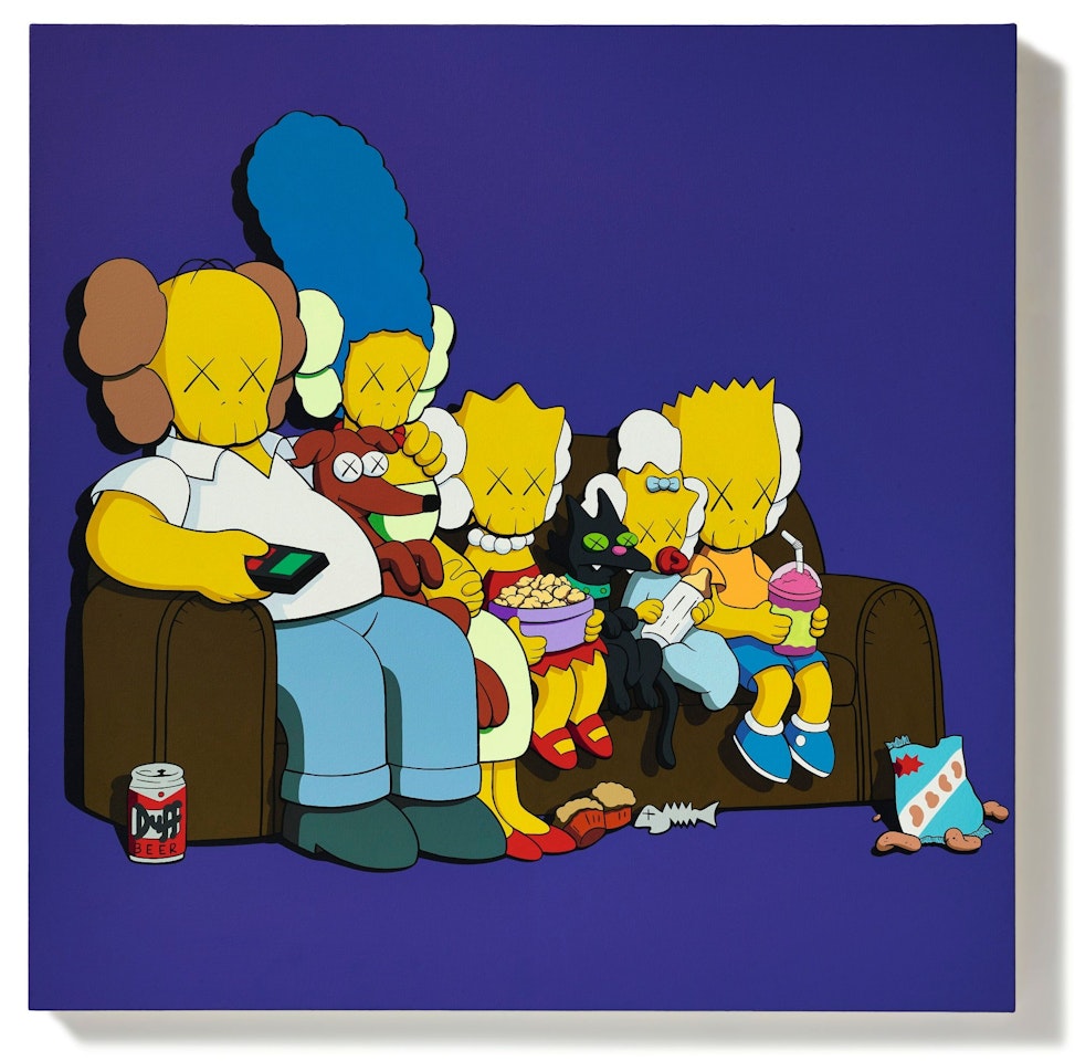UNTITLED (KIMPSONS) by Kaws