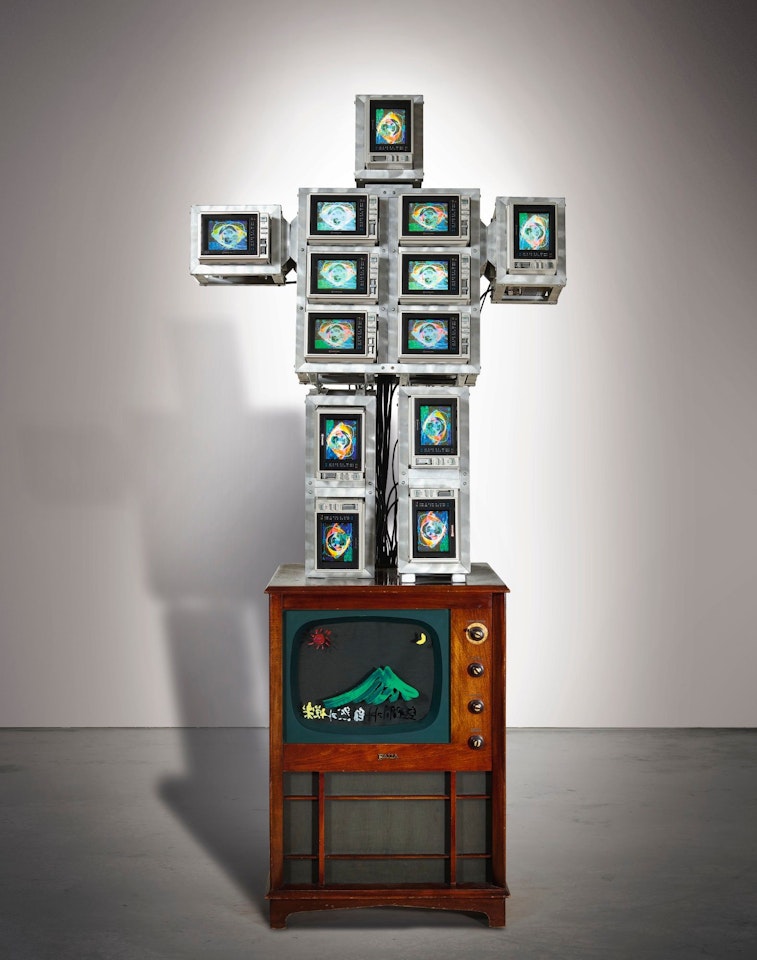FAMILY OF ROBOT: HIGH-TECH BABY by Nam June Paik