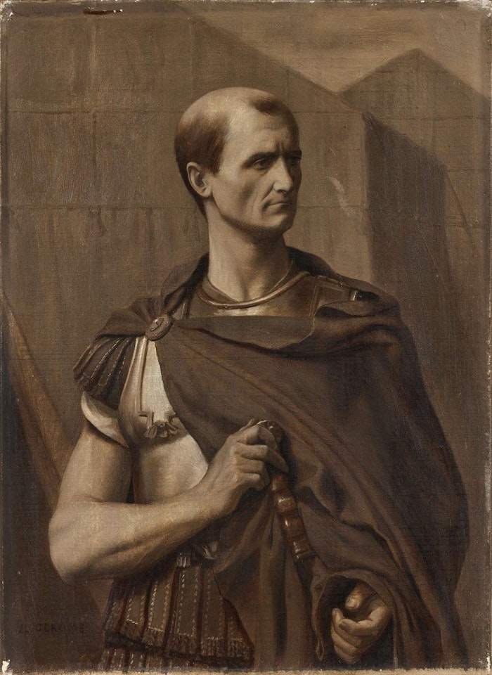 Portrait of Emperor Julius Caesar by Jean Léon Gérome
