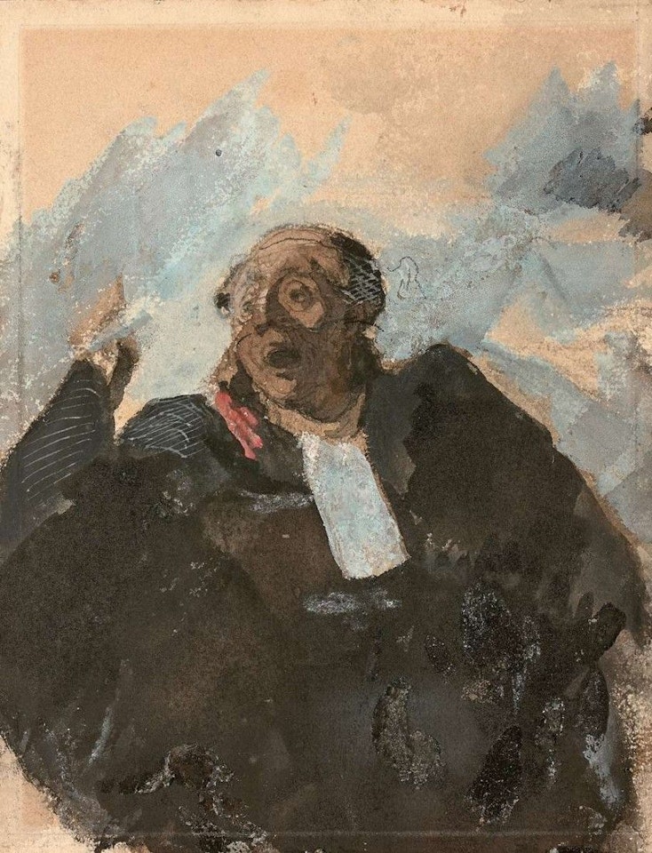 The Advocate by Honoré Daumier