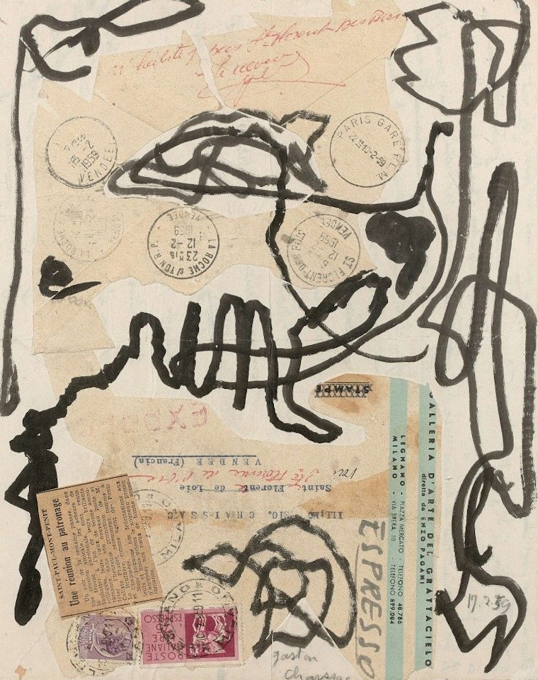 Composition by Gaston Chaissac