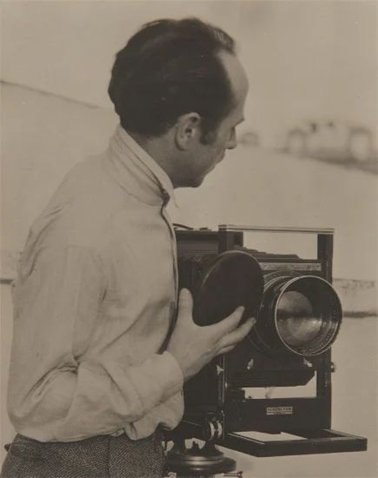 Edward Weston with Camera by Tina Modotti