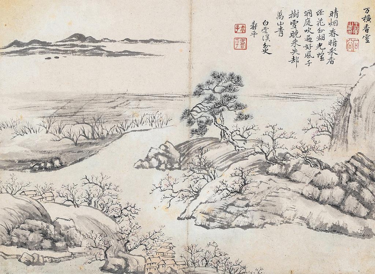Landscape by Wang Hui