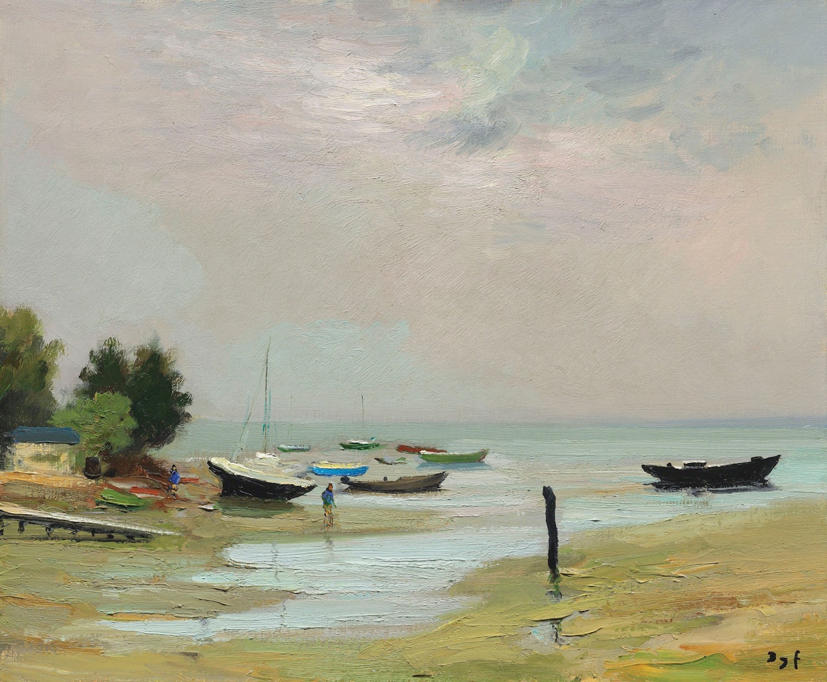 Pêcheur en Bretagne by Marcel Dyf