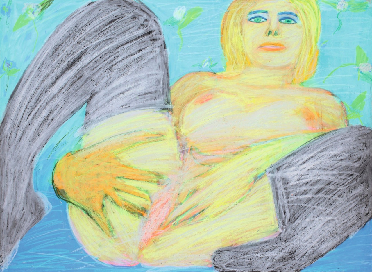 MY NEON CUNT by Walasse Ting