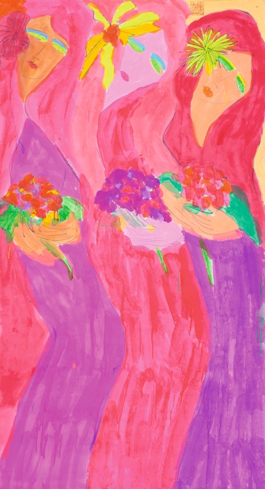 THREE WOMEN by Walasse Ting