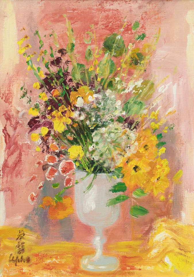 UNE NATURE MORTE AUX FLEURS (A STILL LIFE WITH FLOWERS) by Le Pho