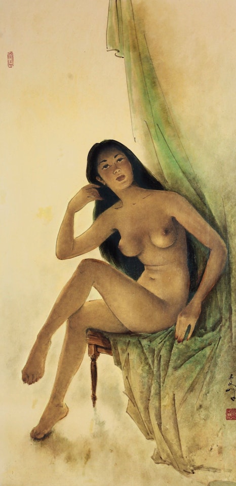 TELANJANG DUDUK (SEATED NUDE) by Lee Man Fong