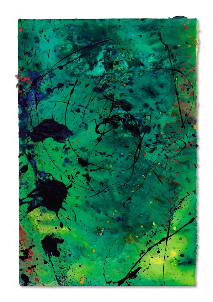 UNDER THE MOUNTAIN by Sam Francis