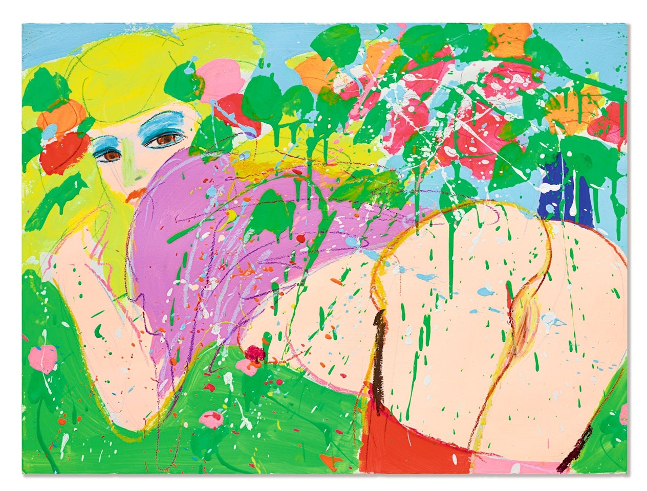 KISS ME, KISS ME by Walasse Ting