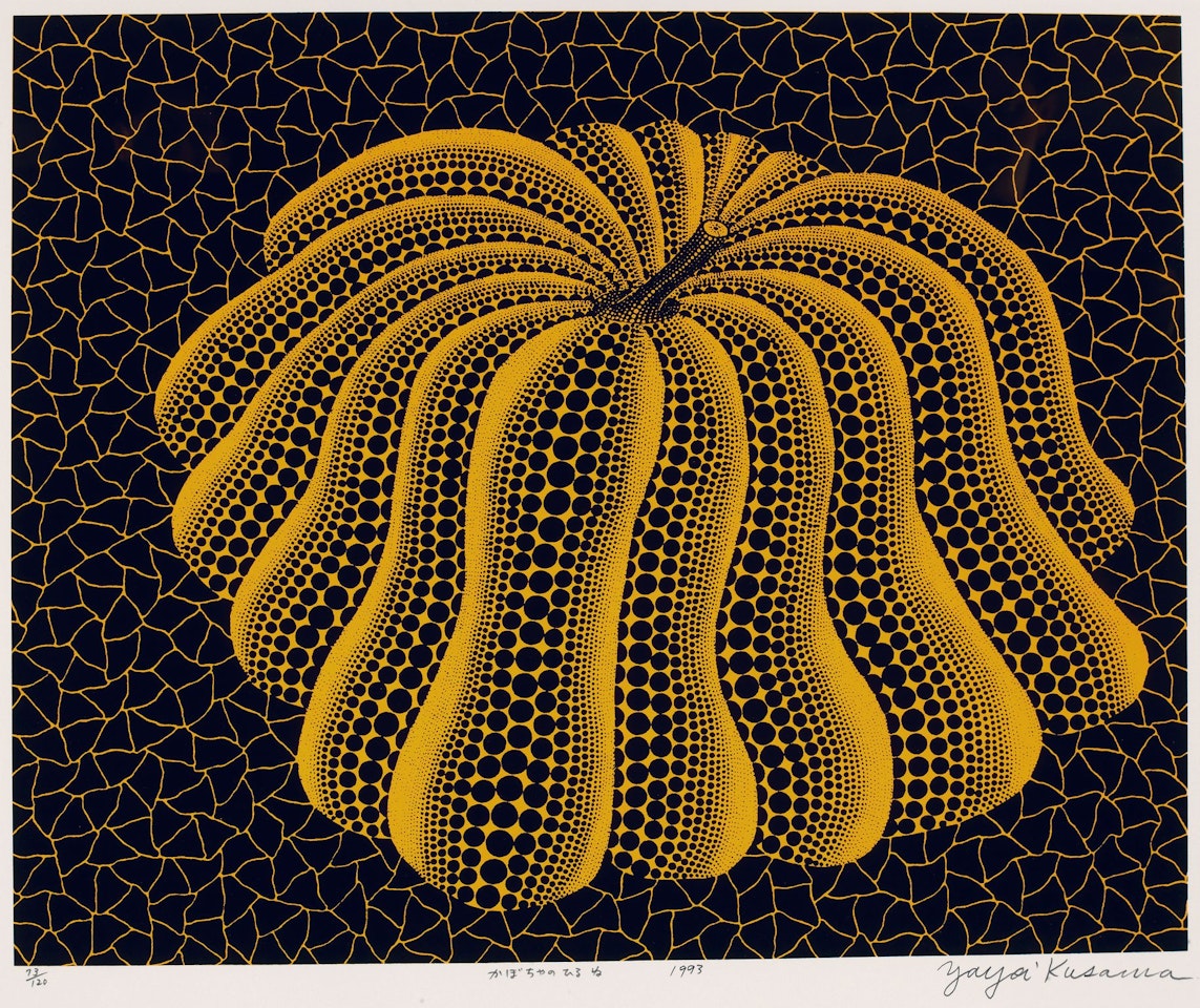 Pumpkin of the sun by Yayoi Kusama