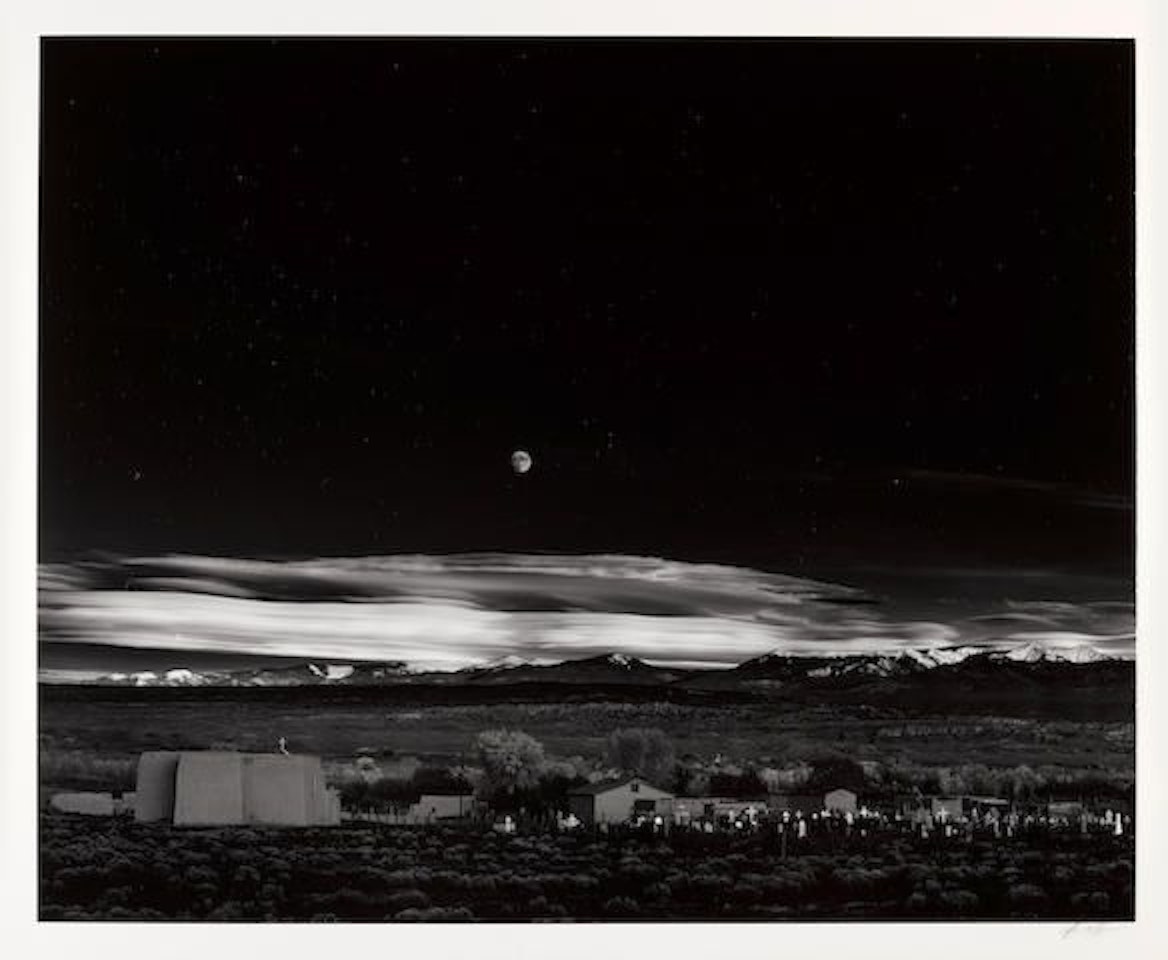 Moonrise, Hernandez, New Mexico, 1941 by Ansel Adams