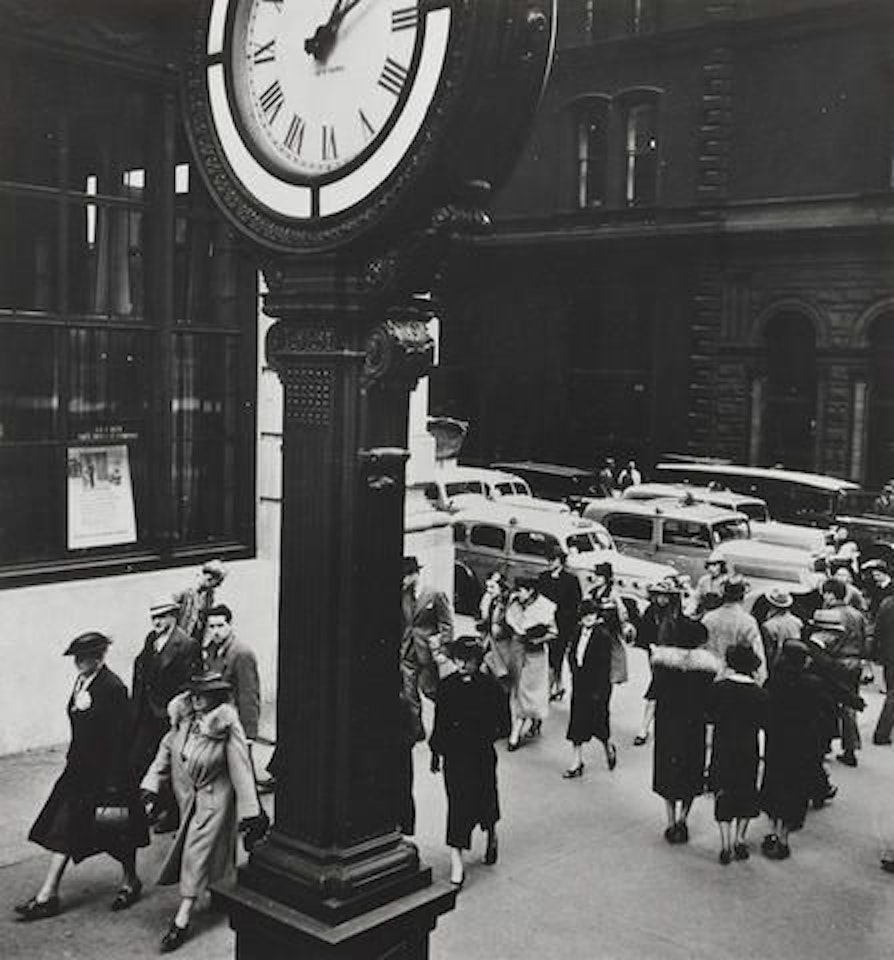 Tempo of the City, Fifth Avenue and 44th Street, New York by Berenice Abbott