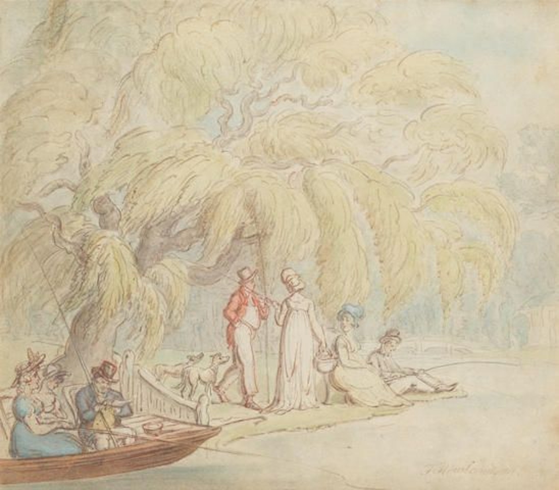 The Fishing Party by Thomas Rowlandson