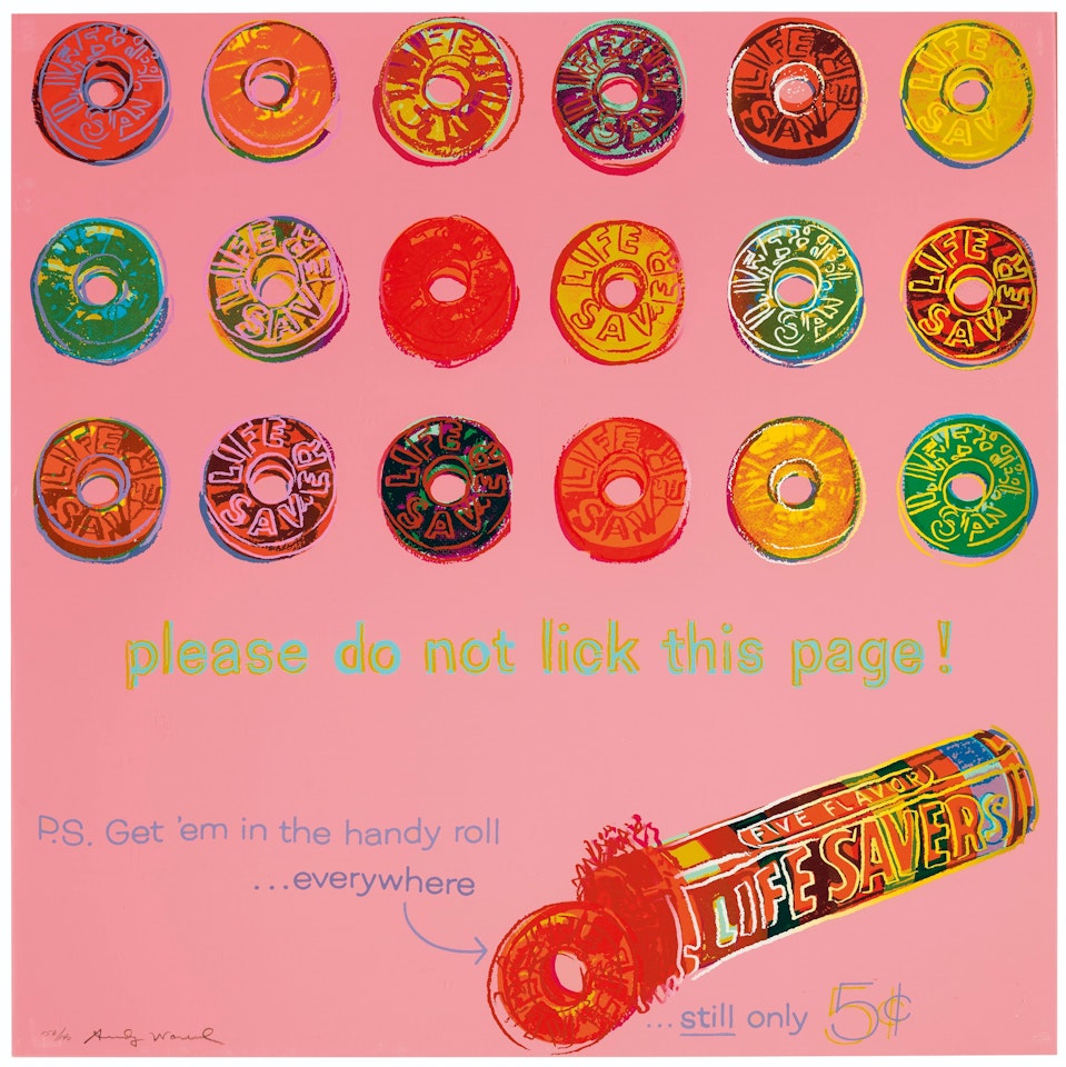 Life Savers, from Ads by Andy Warhol