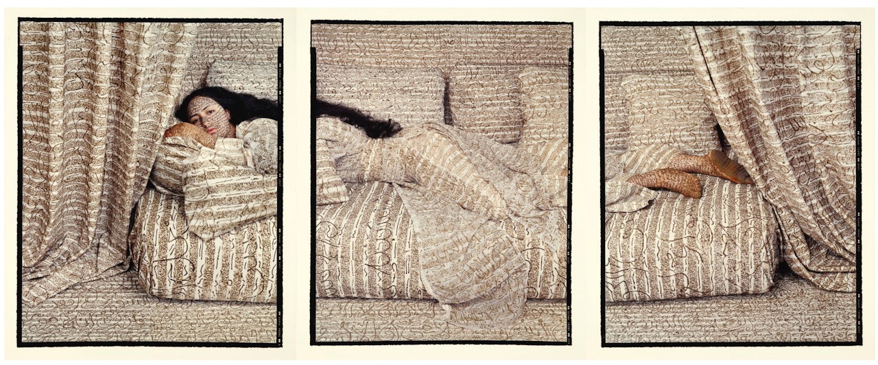 LES FEMMES DU MAROC, NO. 27ABC (WOMEN OF MOROCCO, NO. 27ABC) by Lalla Essaydi