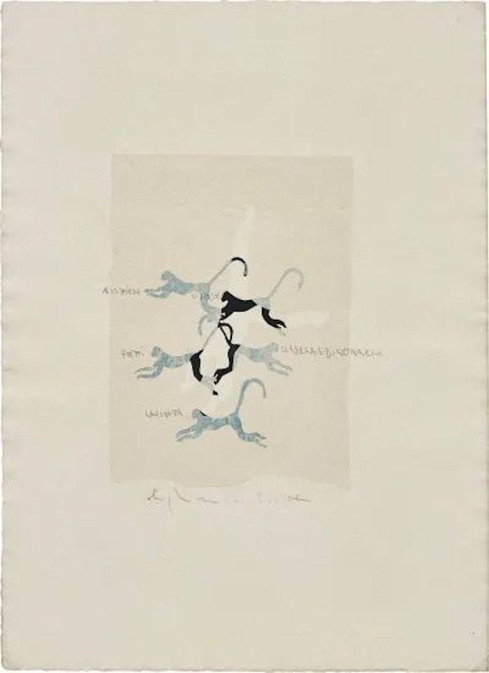 Senza Titolo (Correre e discorrere) by Alighiero Boetti