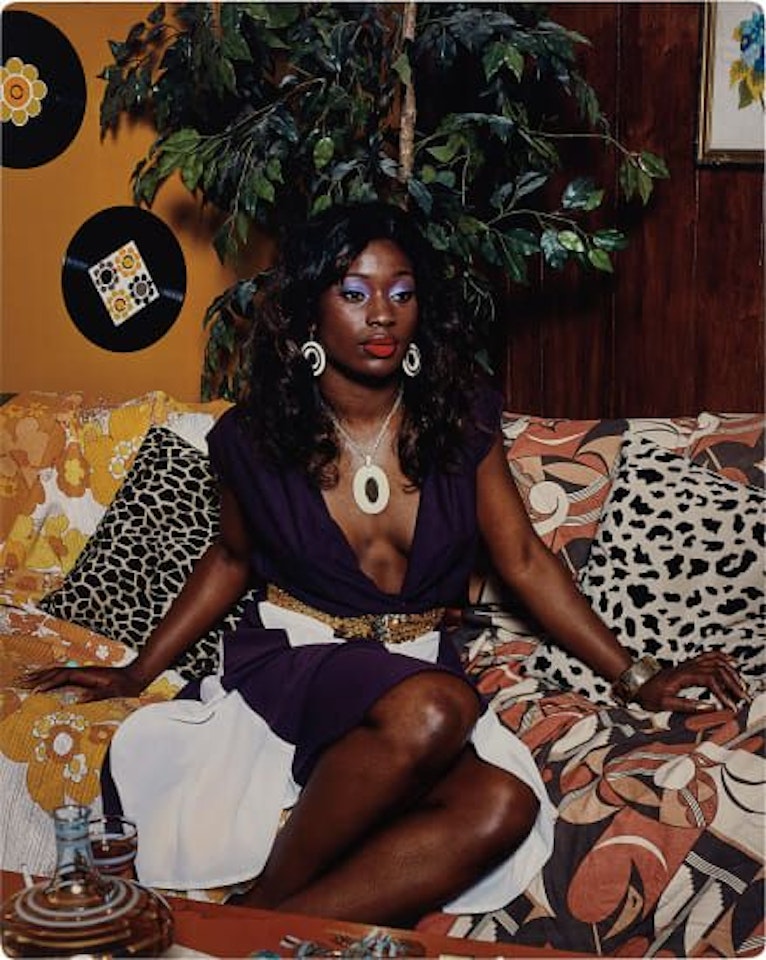 Portrait of Qusuquzah by Mickalene Thomas
