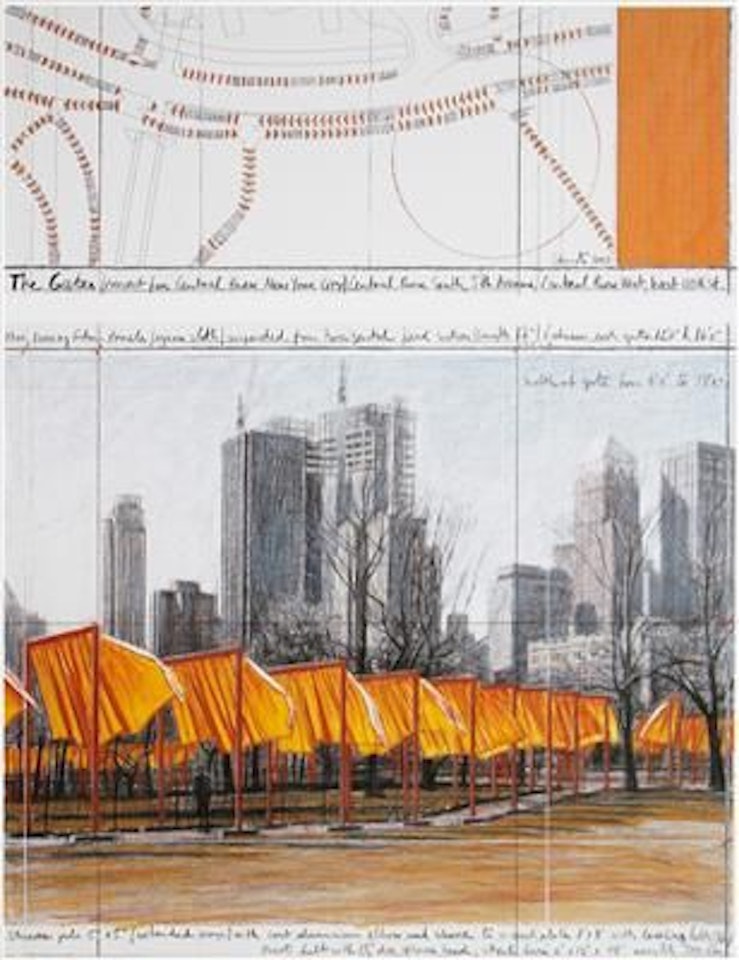 The Gates Project for Central Park New York City by Christo