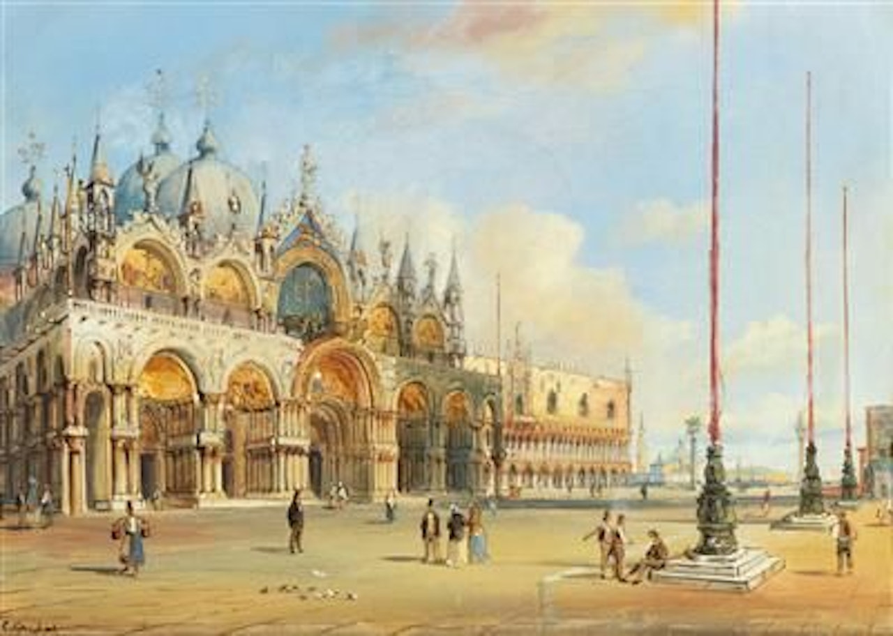 Venice the Basilica of Saint Mark by Carlo Grubacs