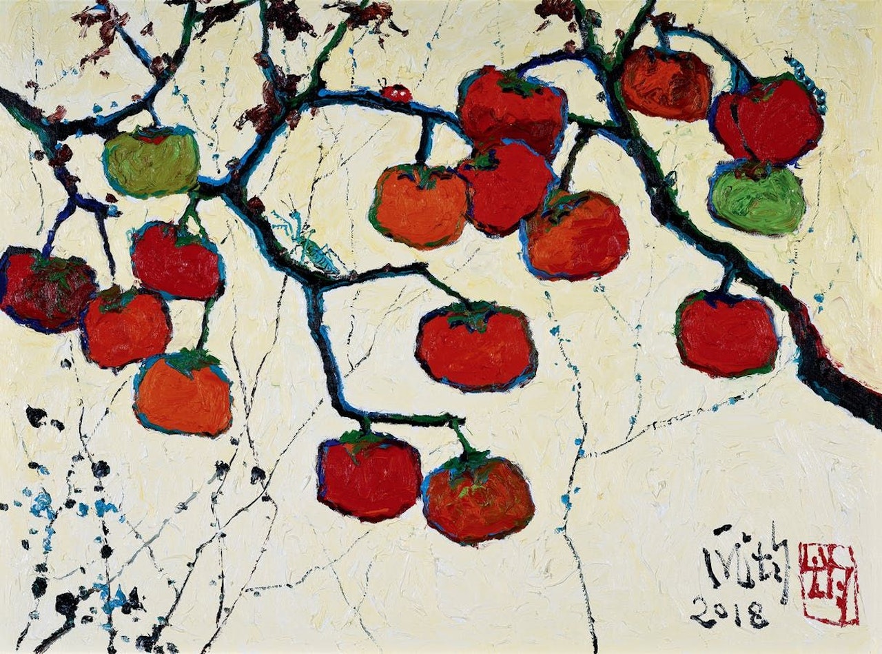 The Kakis are Ripe by Pang Jiun