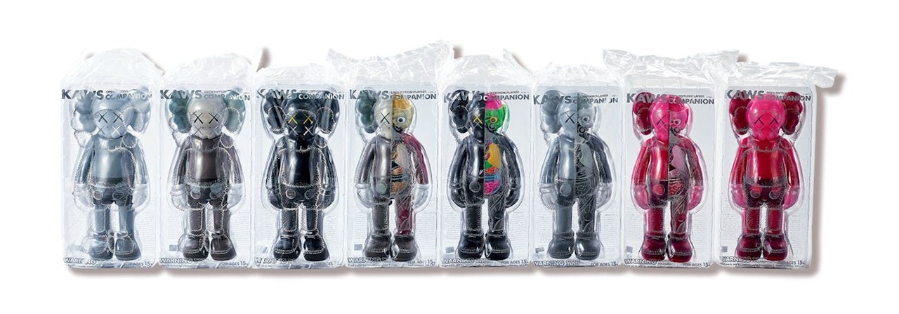 Companion (Grey; Brown; Black; Brown (Dissected); Black
(Dissected); Grey (Dissected); & Red (Dissected); Red) by Kaws
