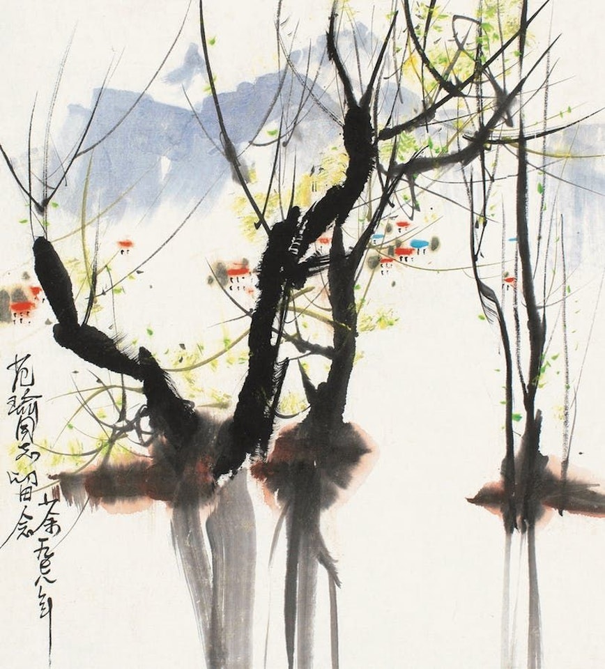 Spring Willow In Jiang Nan by Wu Guanzhong