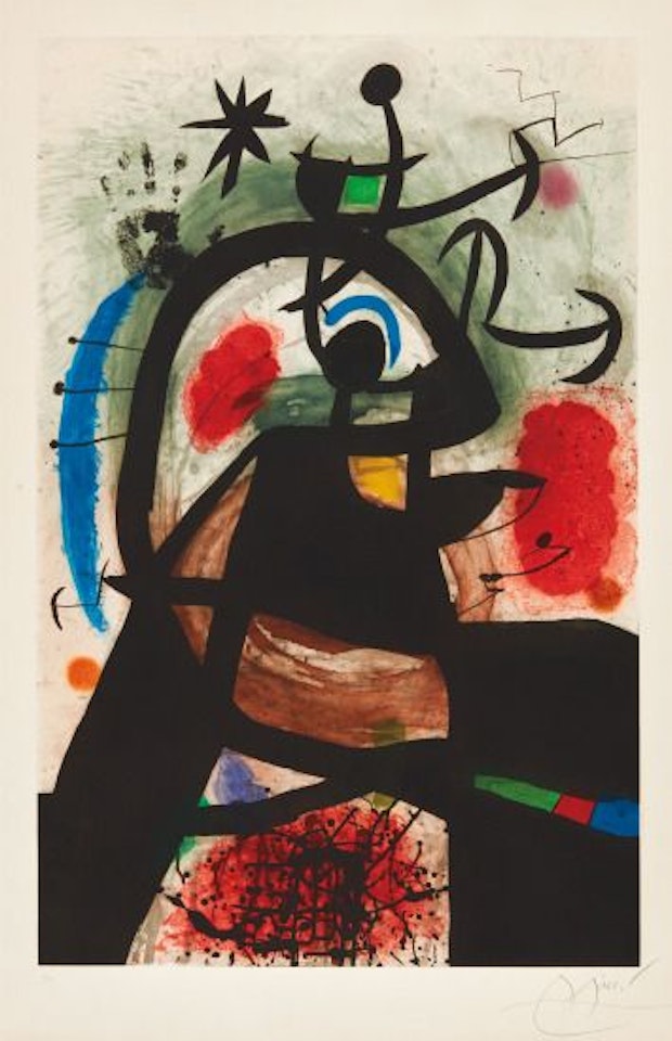 Le Permissionnaire (Soldier on Leave) by Joan Miró