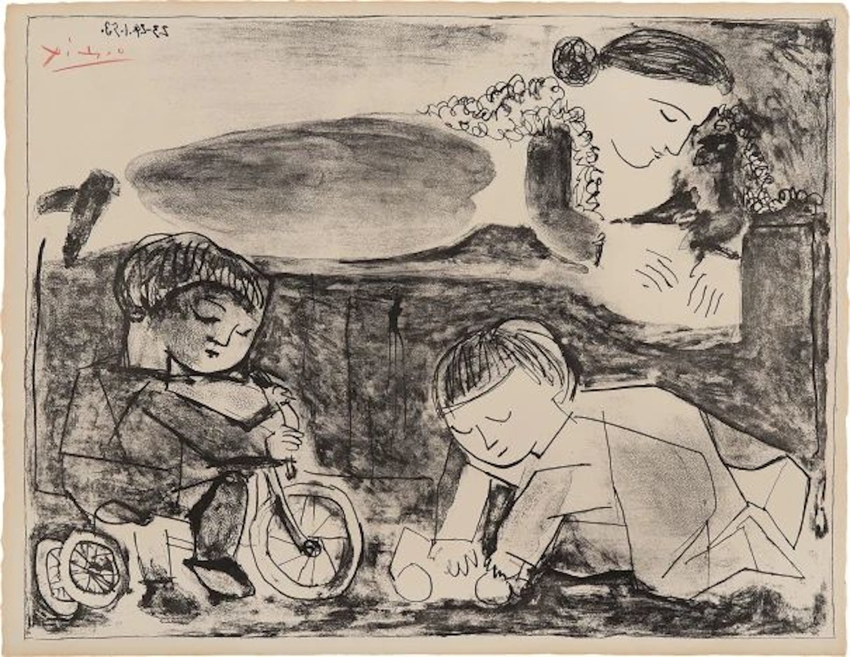 Les Jeux et la Lecture (Games and Reading) by Pablo Picasso