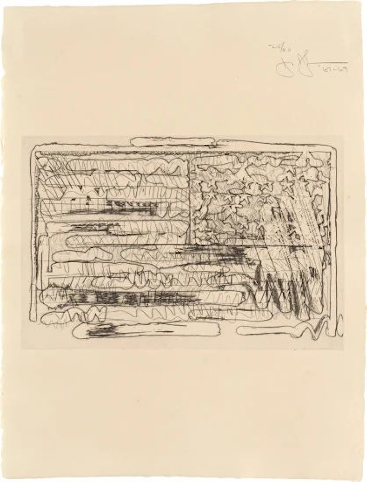 1st Etchings, 2nd State: one plate by Jasper Johns