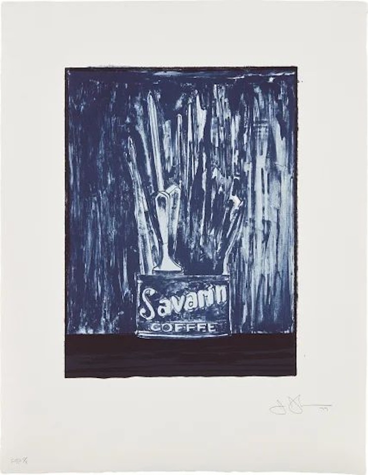Savarin 6 (Blue) by Jasper Johns