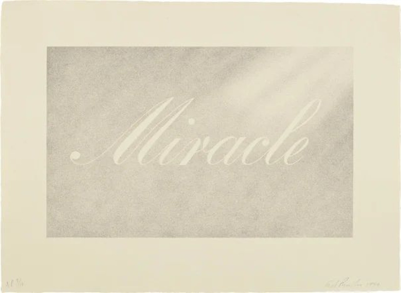 Miracle by Ed Ruscha