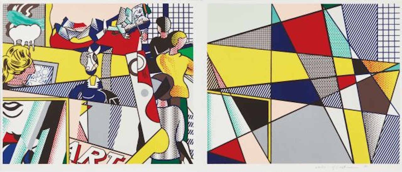 Tel Aviv Museum Print by Roy Lichtenstein