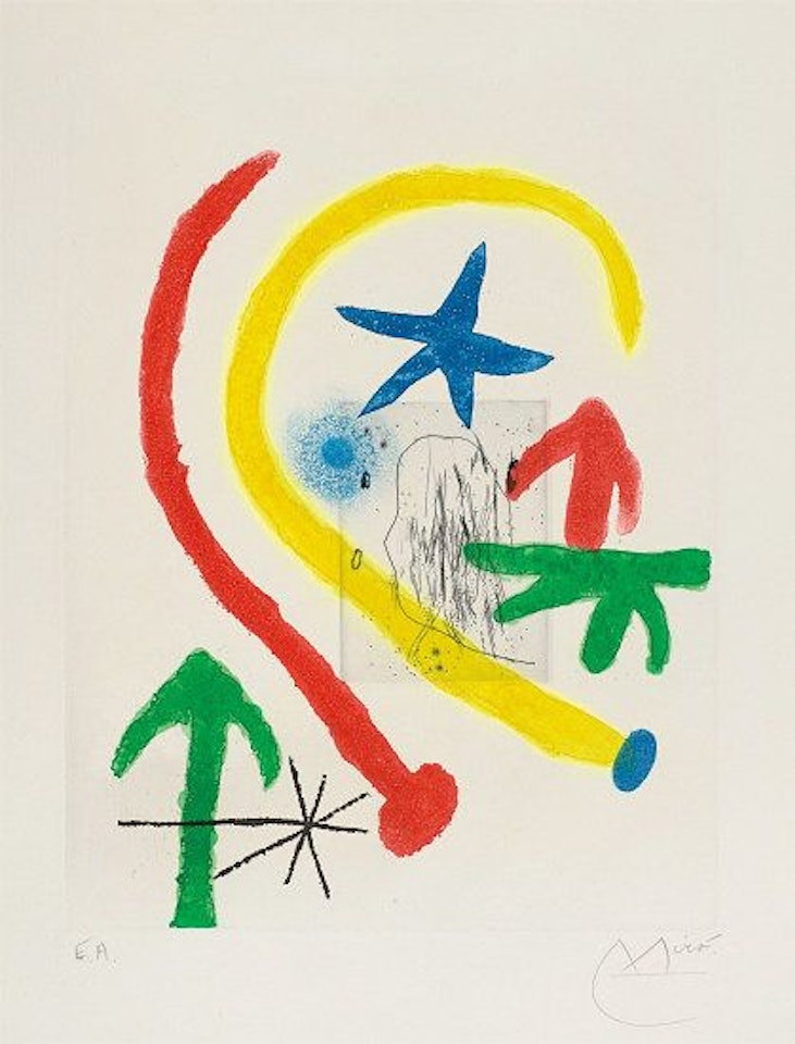 Chemin de ronde II (Parapet Walk II) by Joan Miró