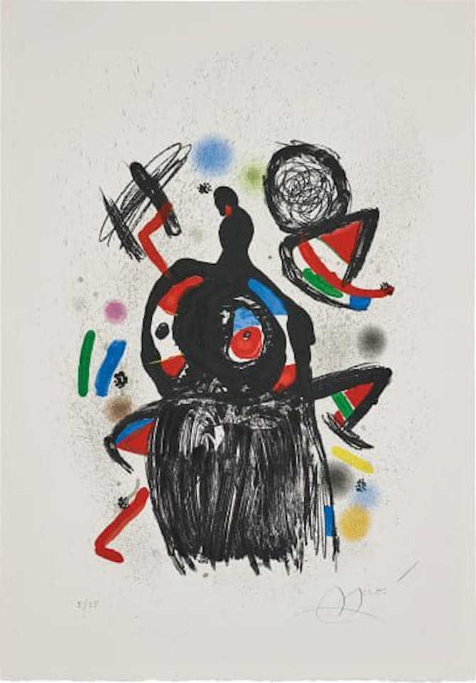 La Jeteuse de sorts (The Spellcaster) by Joan Miró