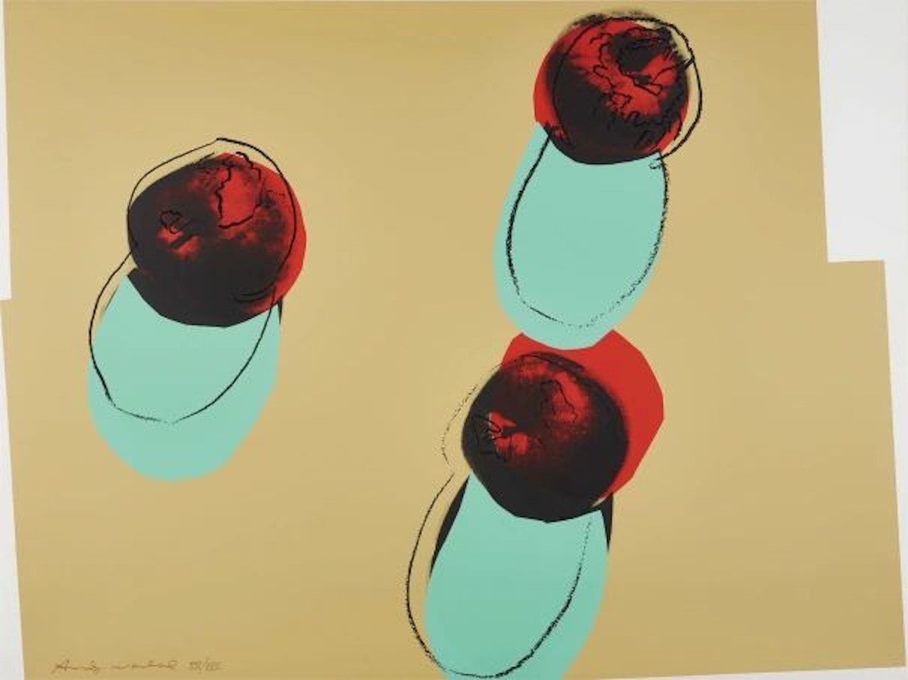 Apples, from Space Fruit: Still Lifes by Andy Warhol