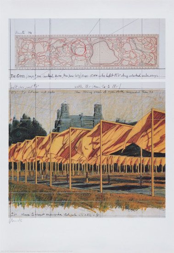 The Gates: Project for Central Park, New York City by Christo