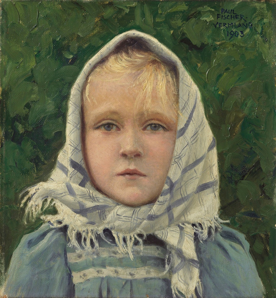 Young Danish Girl by Paul Fischer