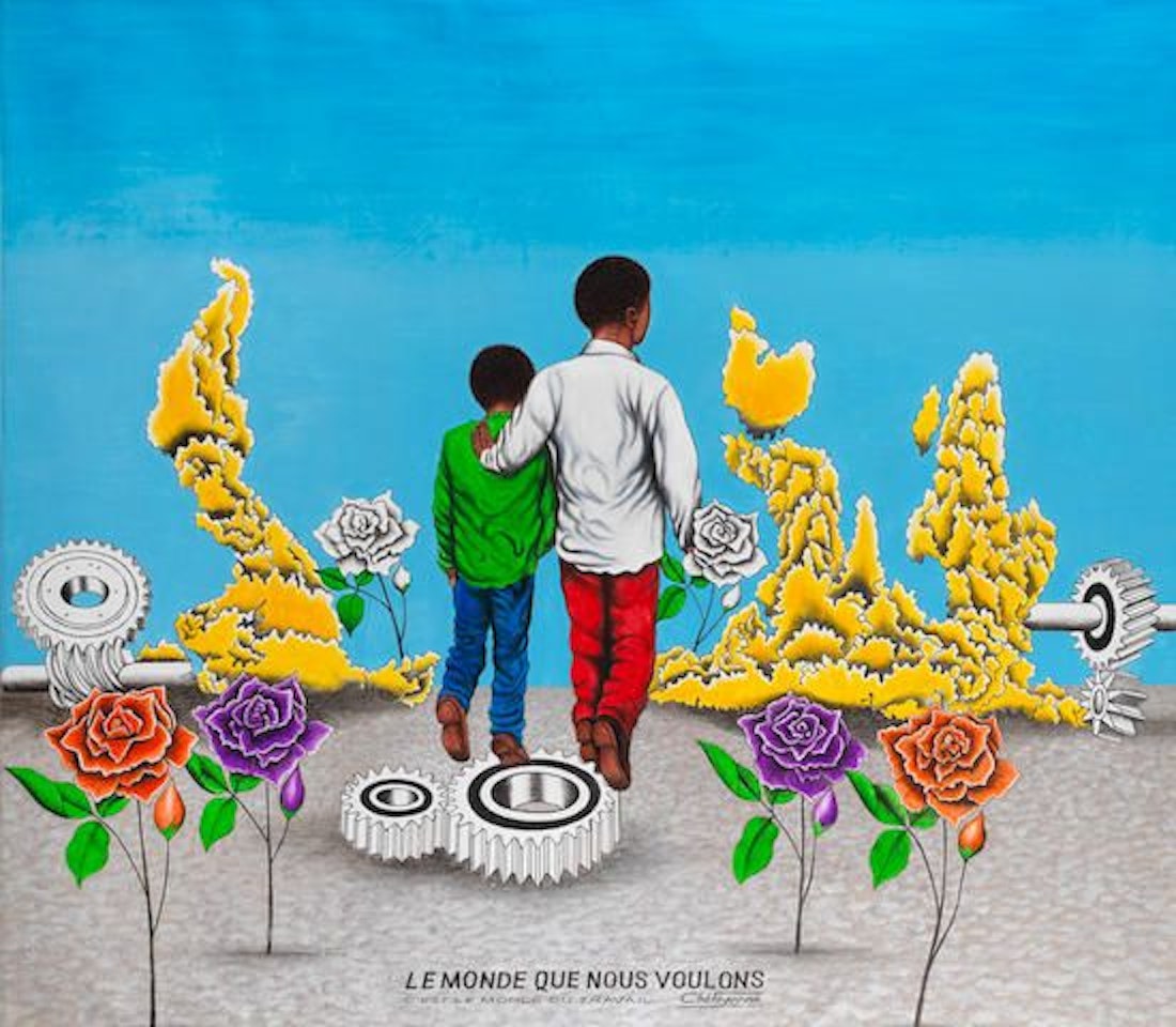 Le monde que nous voulons by Chéri Samba
