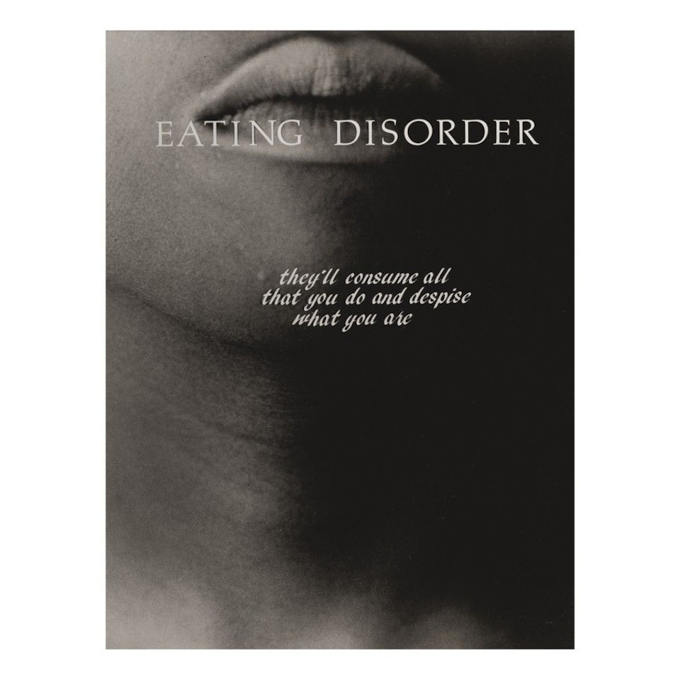 EATING DISORDER, 1989 by Lorna Simpson
