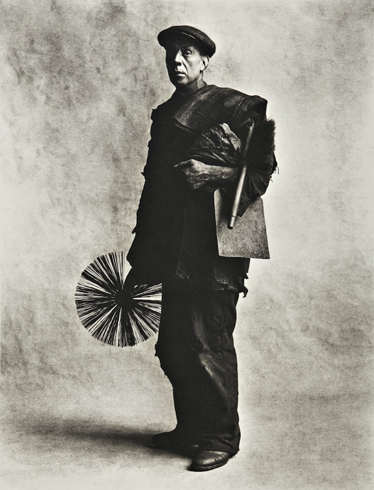 'CHIMNEY SWEEP, LONDON' (B), 1950 by Irving Penn
