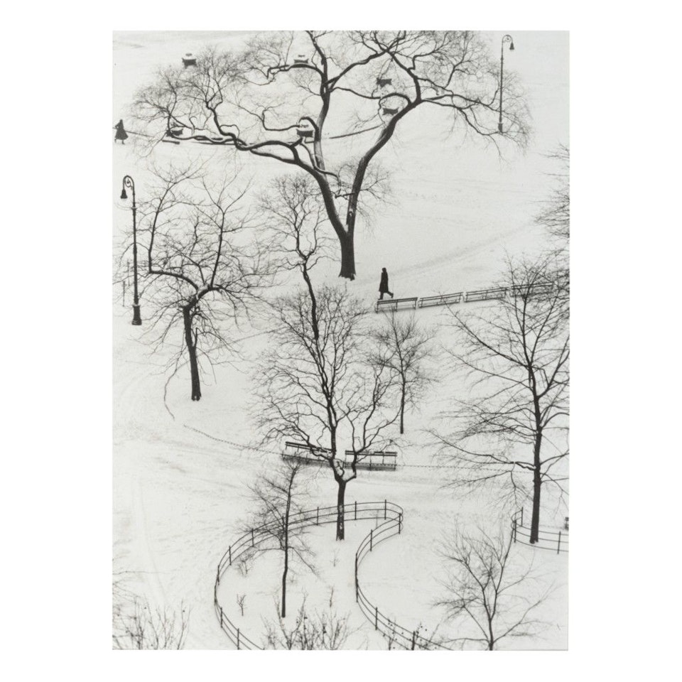 WASHINGTON SQUARE, WINTER by André Kertész