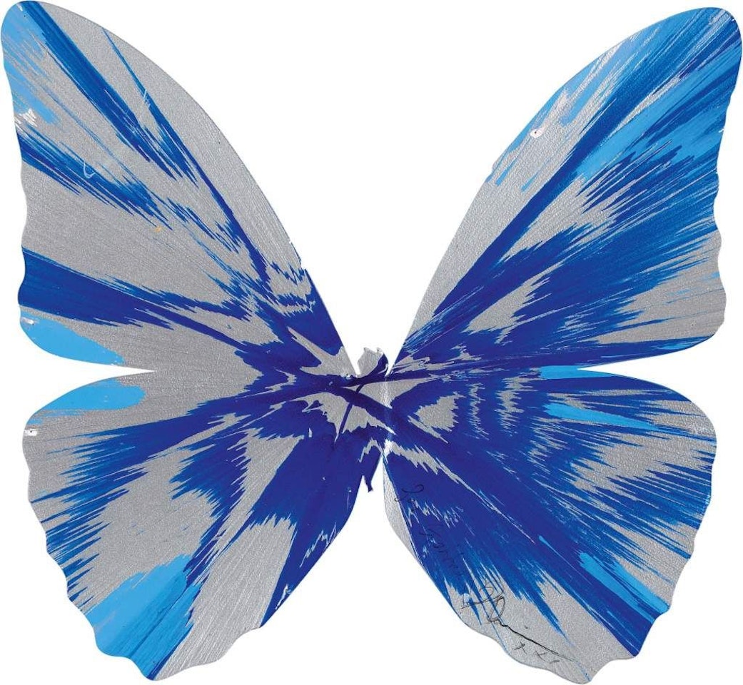 UNTITLED PAPER SPIN BUTTERFLY GIFT PAINTING FOR GABBIE by Damien Hirst