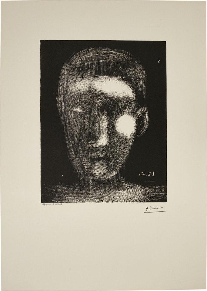 TÊTE DE GARÇON. II (B. 1025; BA. 1289) by Pablo Picasso