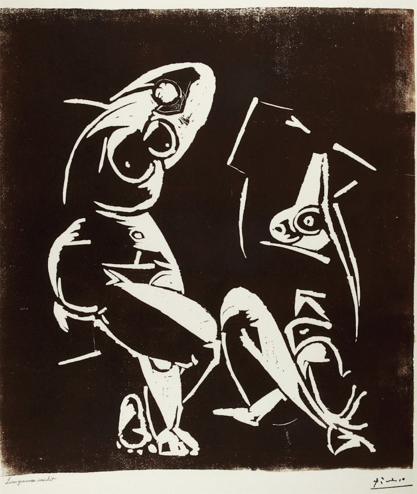 FEMMES À LEUR TOILETTE (BA. 1037; PP. L-016) by Pablo Picasso