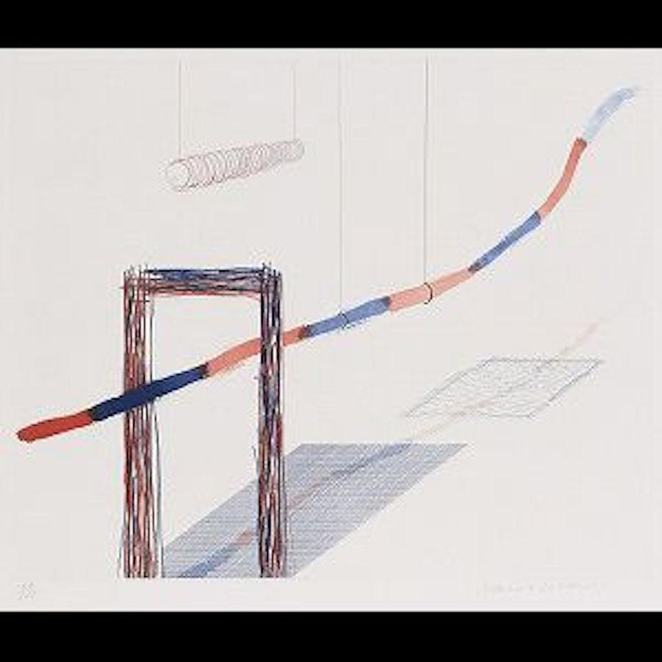 It Picks its Way, pl.4 from The Blue Guitar (M.C.A.T. 181) by David Hockney